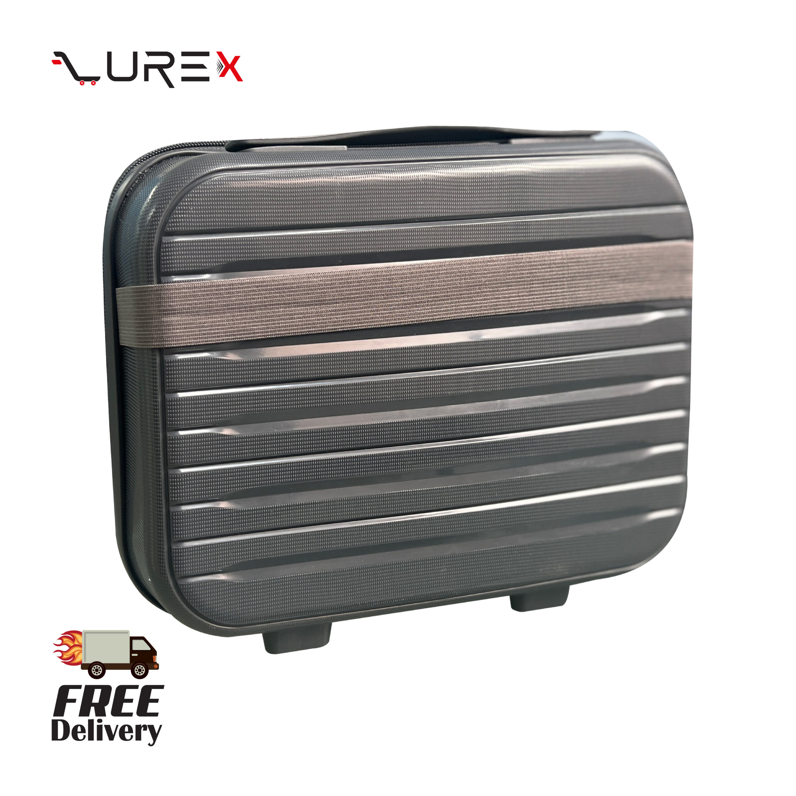 Lurex Mini (13inch/9inch) Luggage – Hard Shell Travel Bag | Grey