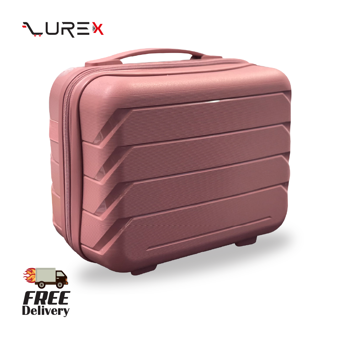 Lurex Mini (13inch/9inch) Luggage – Hard Shell Travel Bag | Pink