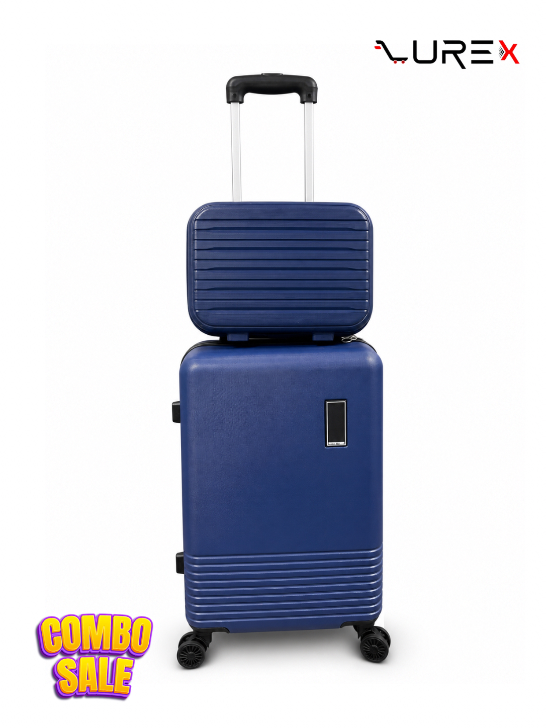 24" Luggage and 13" Beauty Box Combo - Blue