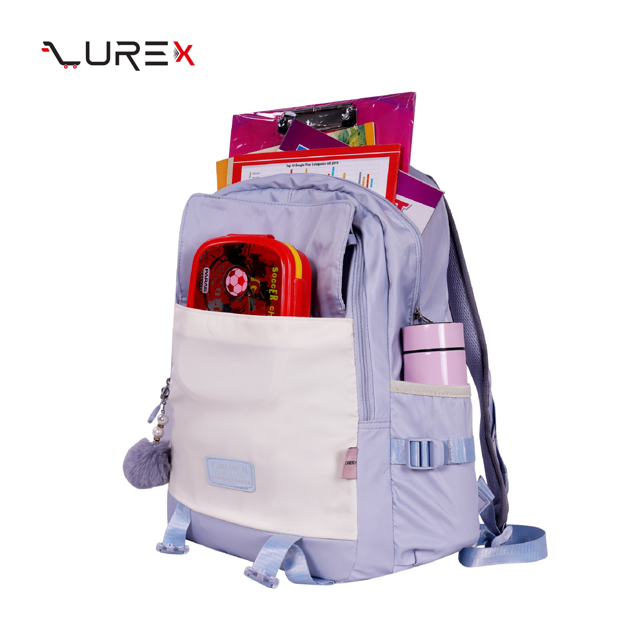 Olivia Backpack – Light Purple Colour - Image 5