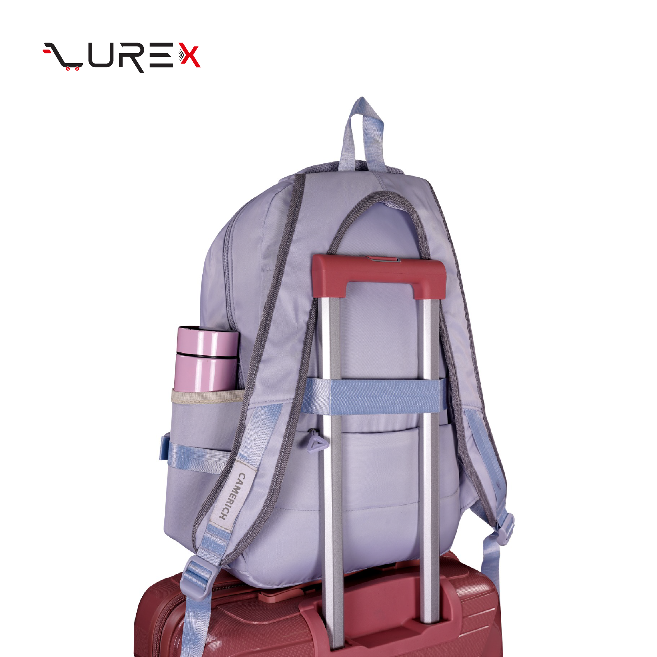 Olivia Backpack – Light Purple Colour - Image 3