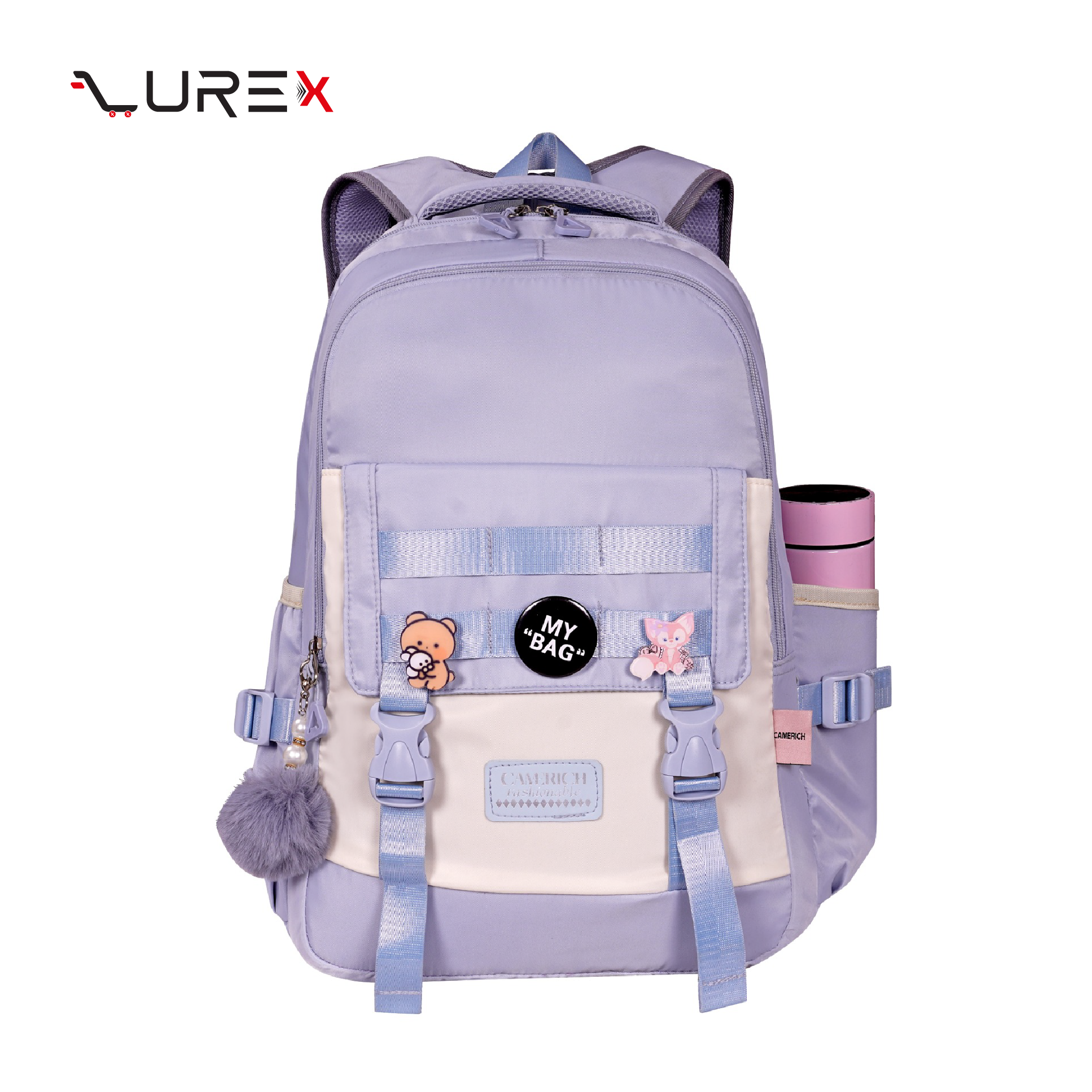 Olivia Backpack – Light Purple Colour
