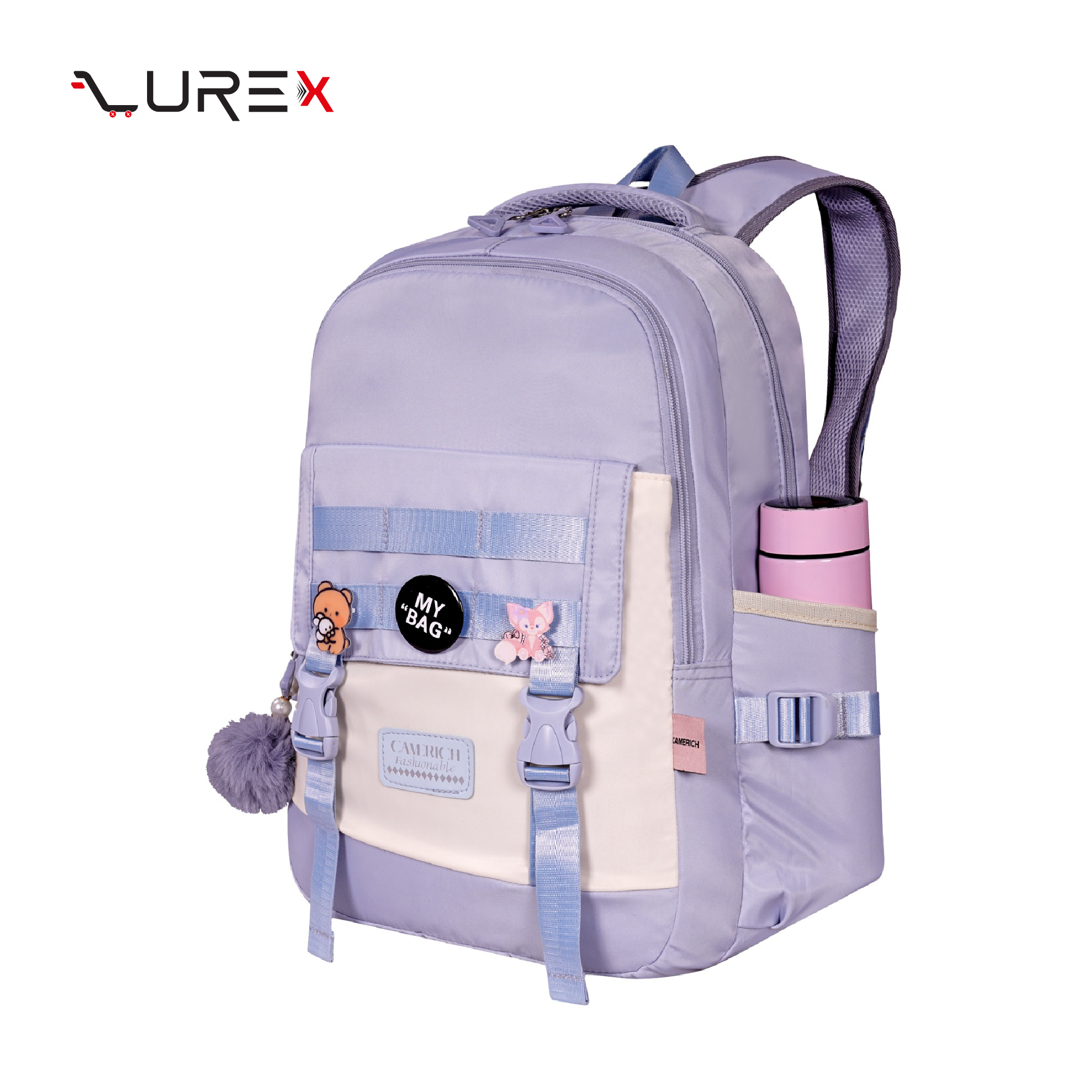 Olivia Backpack – Light Purple Colour - Image 2