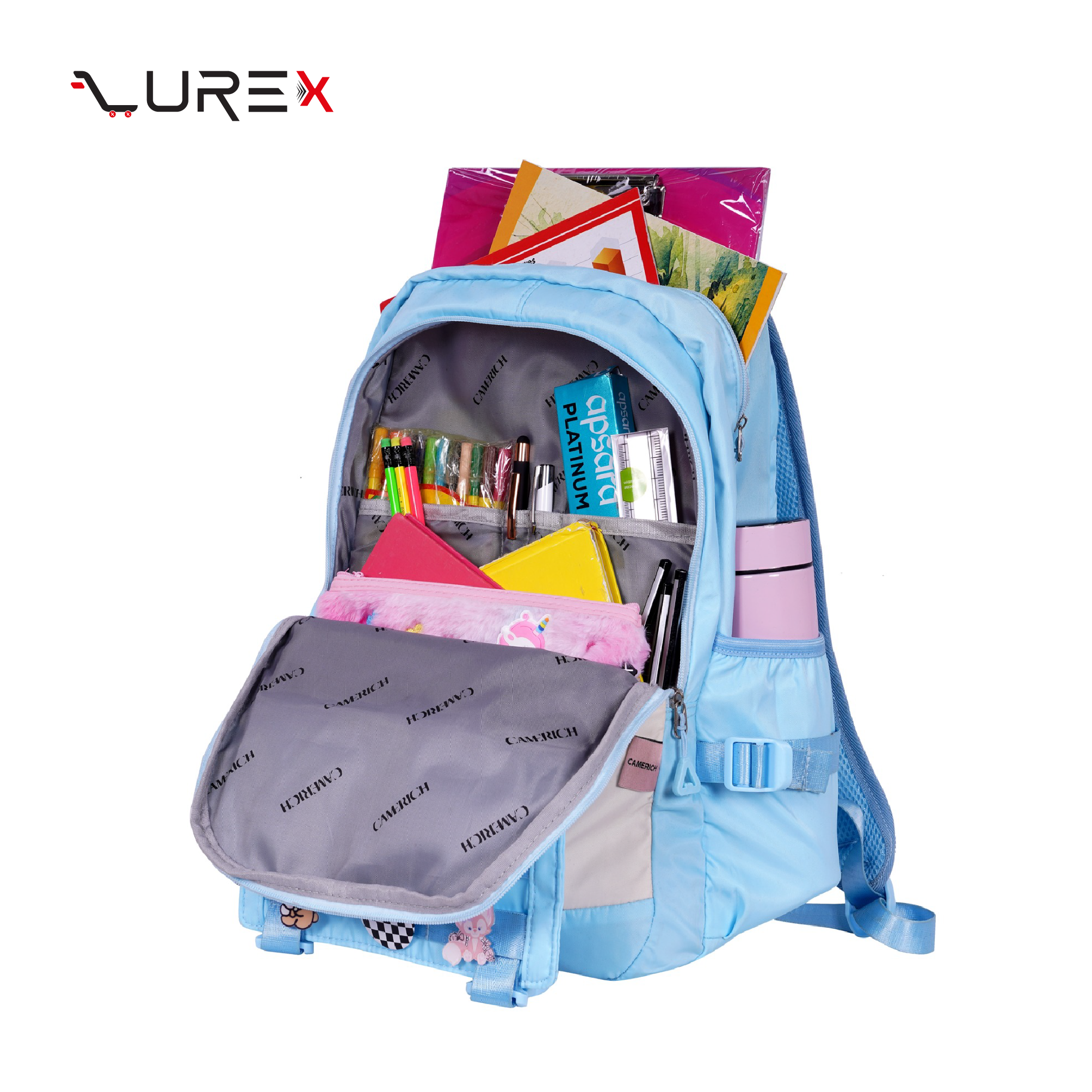 Olivia Backpack – Ocean Blue Colour - Image 4