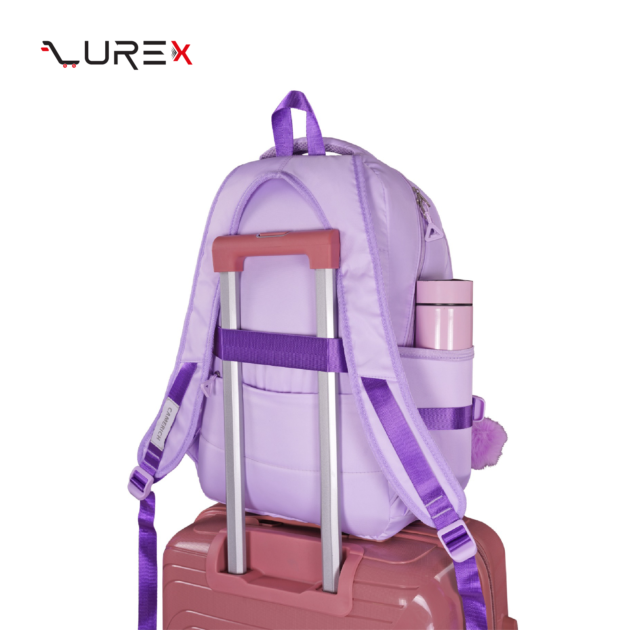 Olivia Backpack – Purple Colour - Image 3