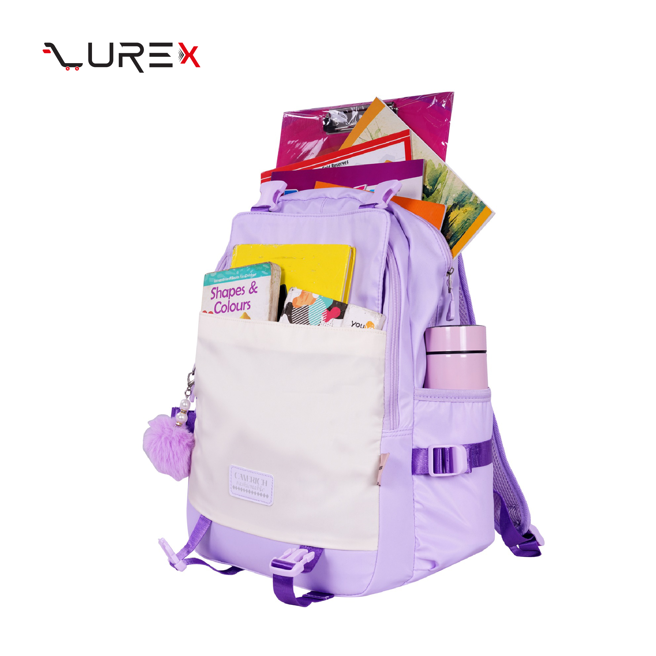 Olivia Backpack – Purple Colour - Image 4