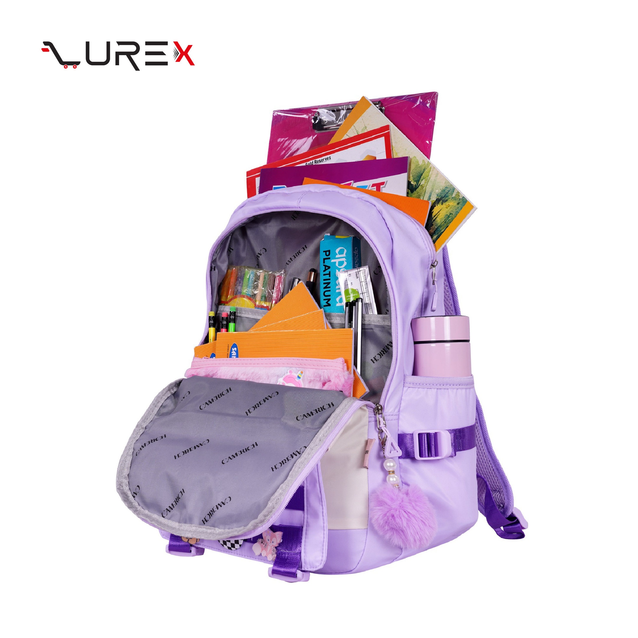 Olivia Backpack – Purple Colour - Image 5