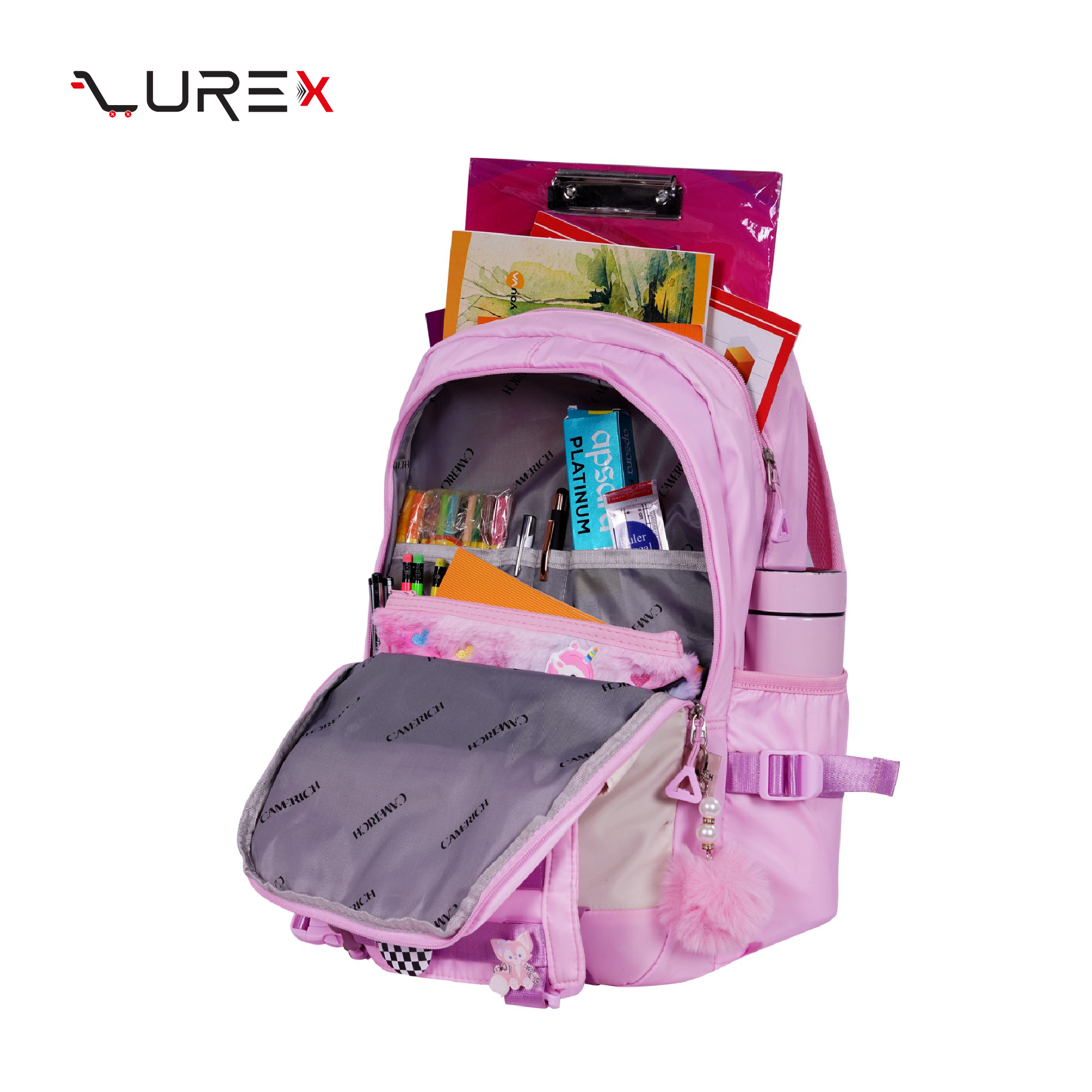 Olivia Backpack – Pink Colour - Image 5