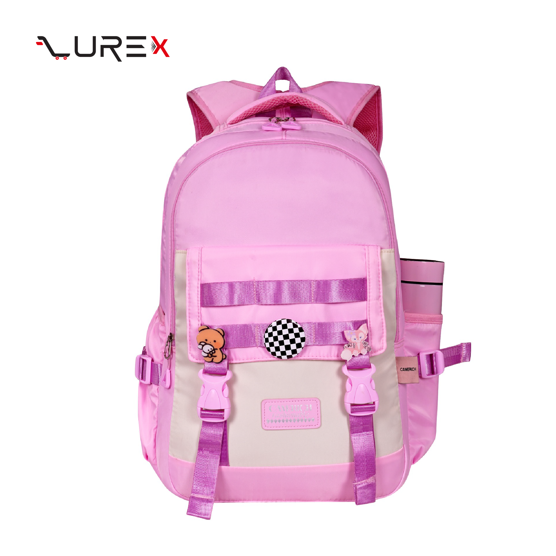 Olivia Backpack – Pink Colour - Image 3