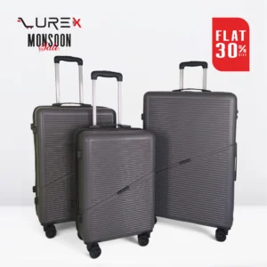 Swifter 3-Piece Hardside Luggage Set – Grey