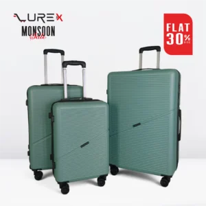 Swifter 3-Piece Hardside Luggage Set – Green