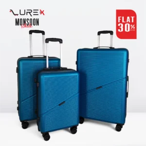 Swifter 3-Piece Hardside Luggage Set – Navy Blue