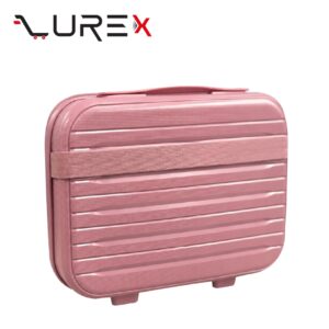 Lurex Mini (13inch/9inch) Luggage – Hard Shell Travel Bag | Pink