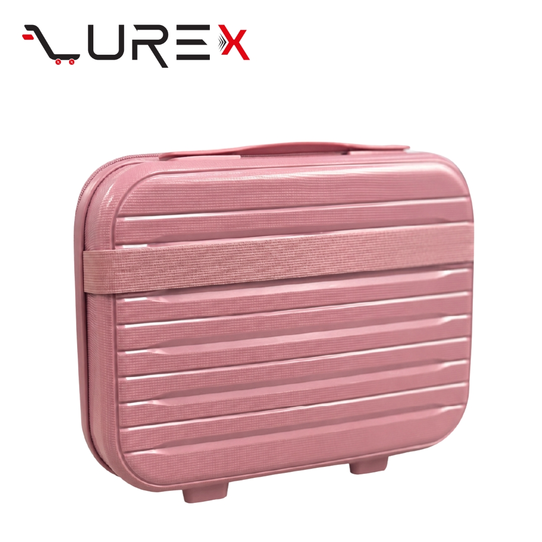 Lurex Mini (13inch/9inch) Luggage – Hard Shell Travel Bag | Pink